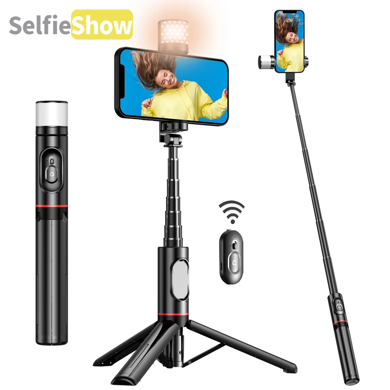 Bluetooth Telefone Selfie Stick Q12sop